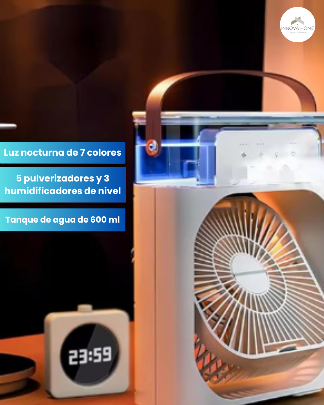 Ventilador de aire acondicionado y humificador 1