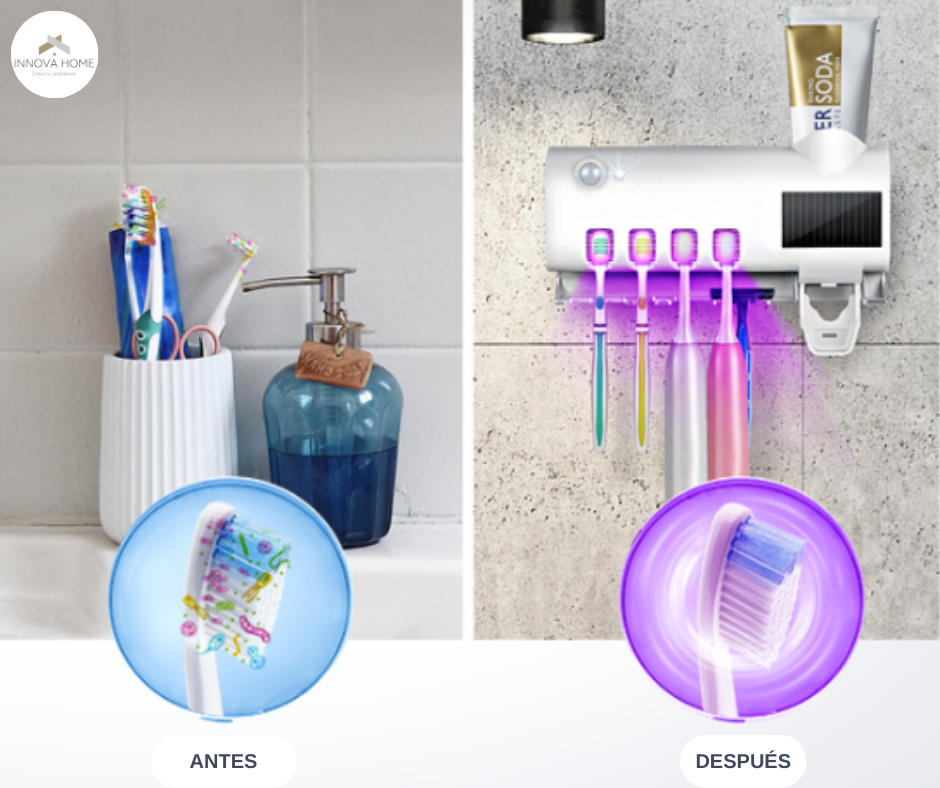 PORTA CEPILLOS DE DIENTES ESTERILIZADOR UV