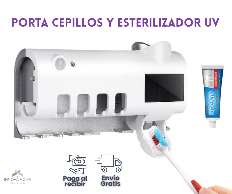 PORTA CEPILLOS DE DIENTES ESTERILIZADOR UV