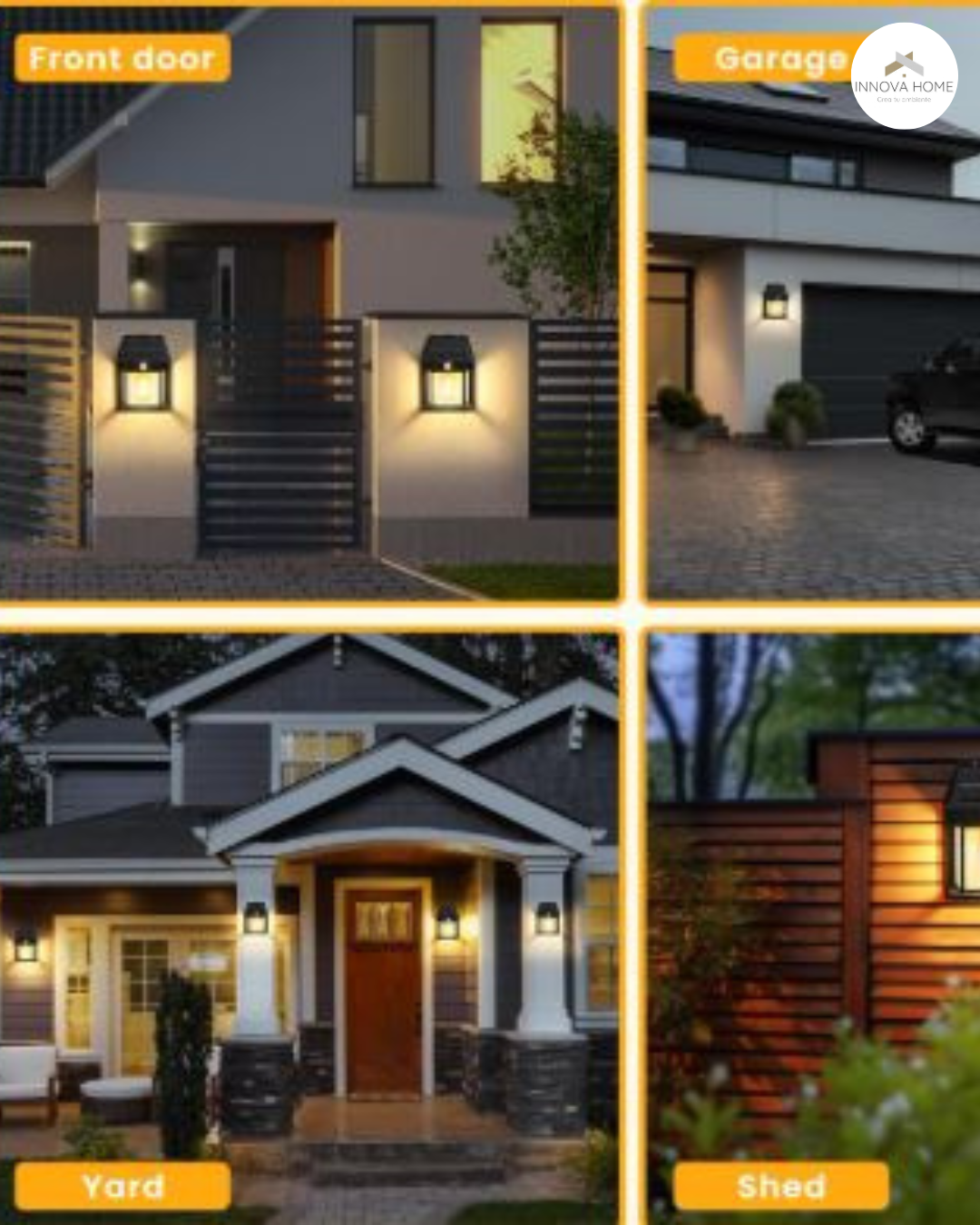 LAMPARA SOLAR PARA EXTERIOR CON SENSOR