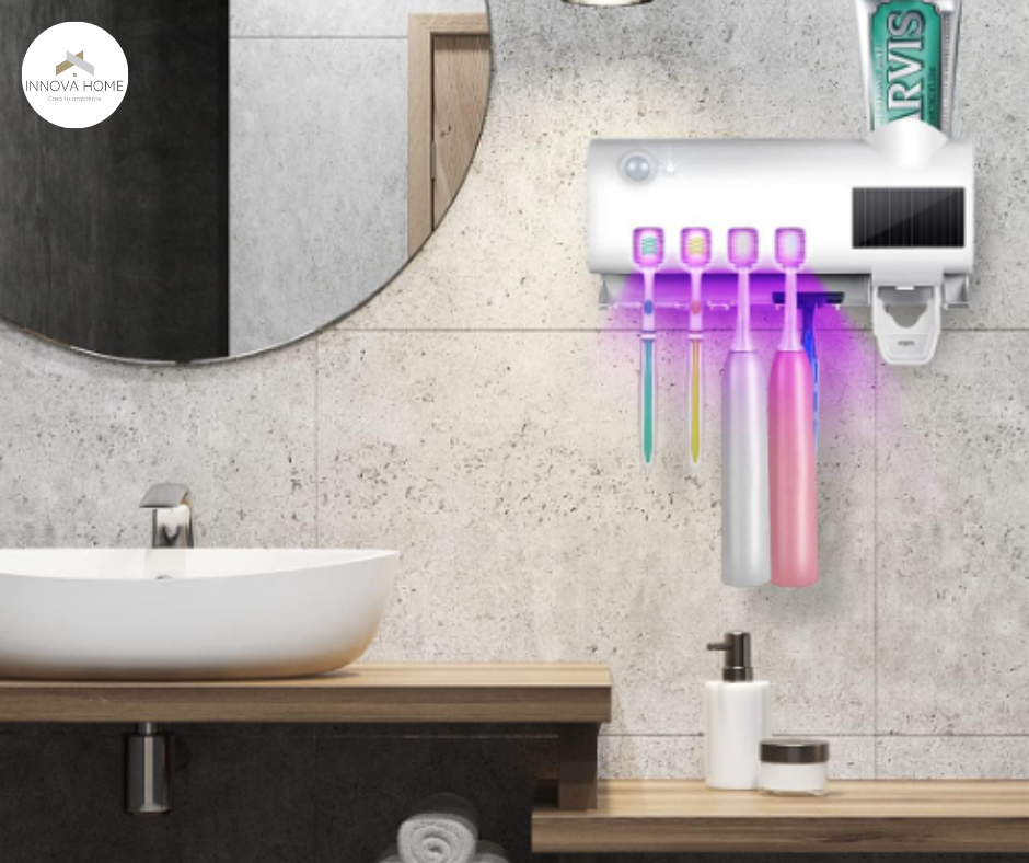 PORTA CEPILLOS DE DIENTES ESTERILIZADOR UV