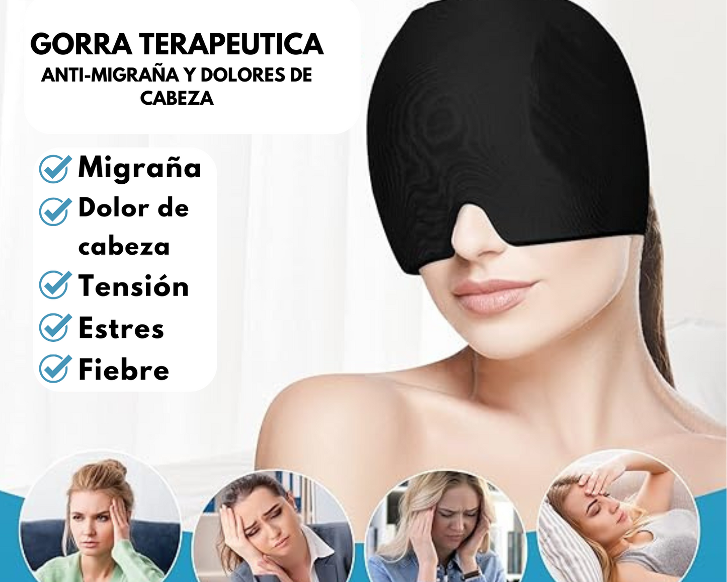 Gorro para migraña - Dolores de cabeza