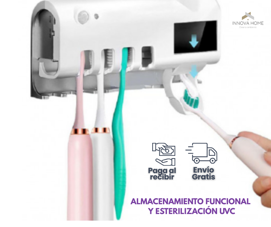 PORTA CEPILLOS DE DIENTES ESTERILIZADOR UV